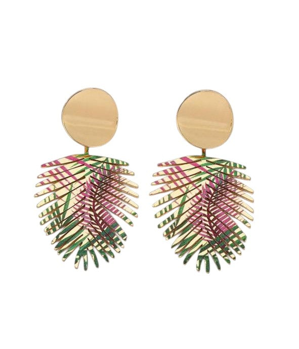Leaf earrings