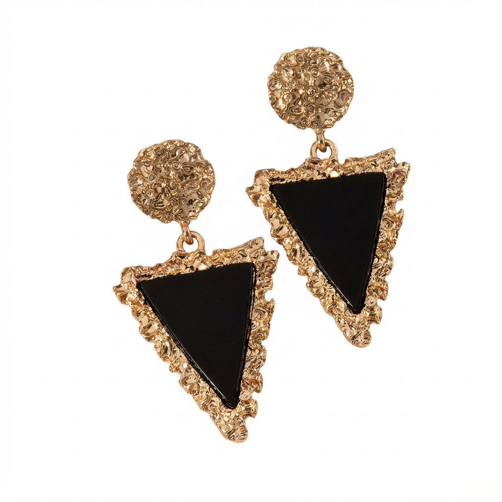 Black Tri earrings