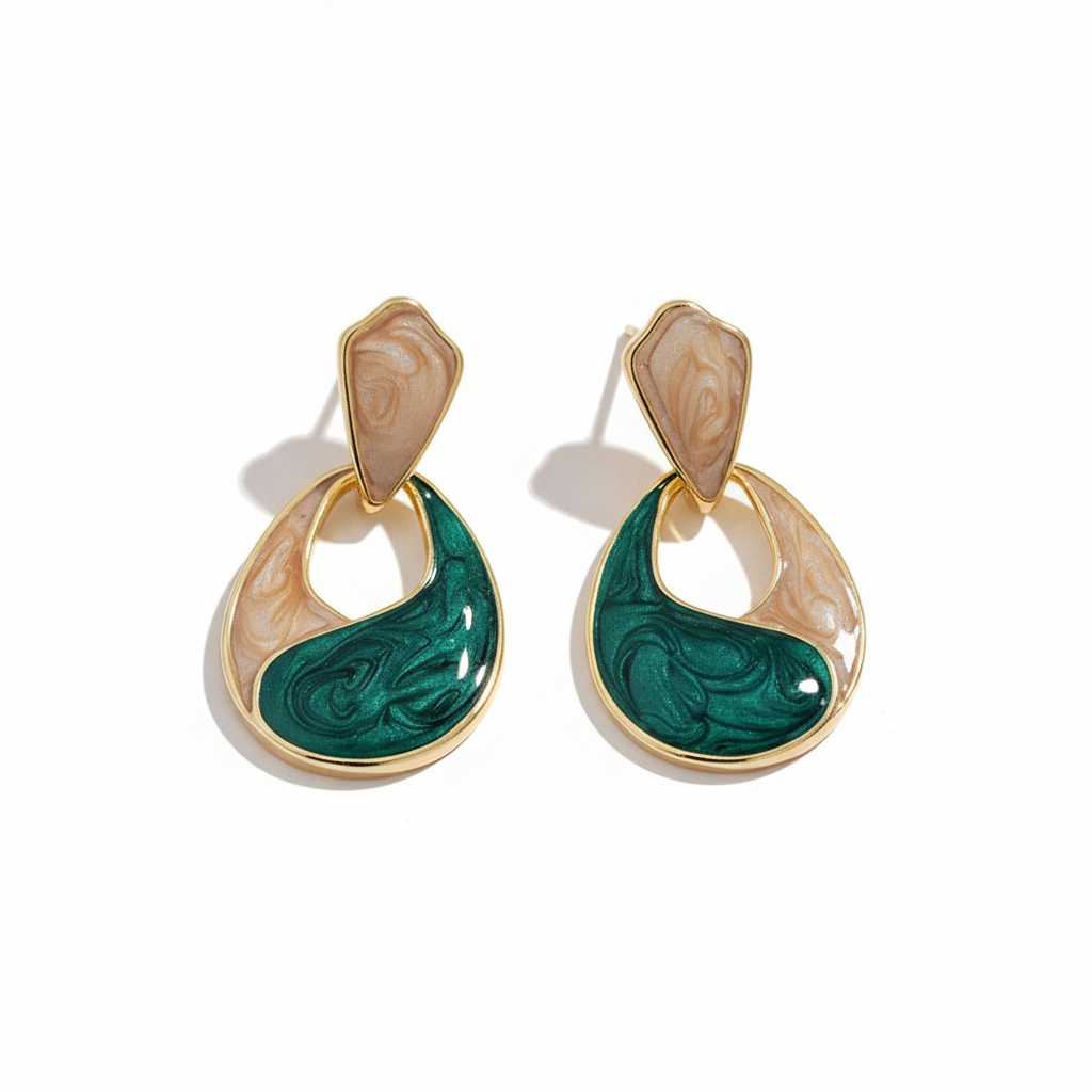 Raindrop earrings