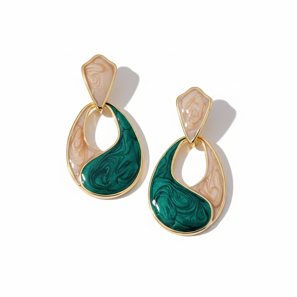 Raindrop earrings