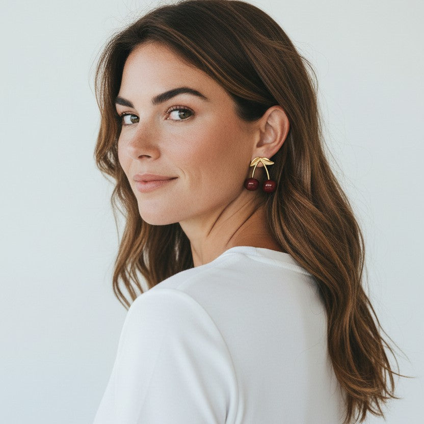 Cerise earrings
