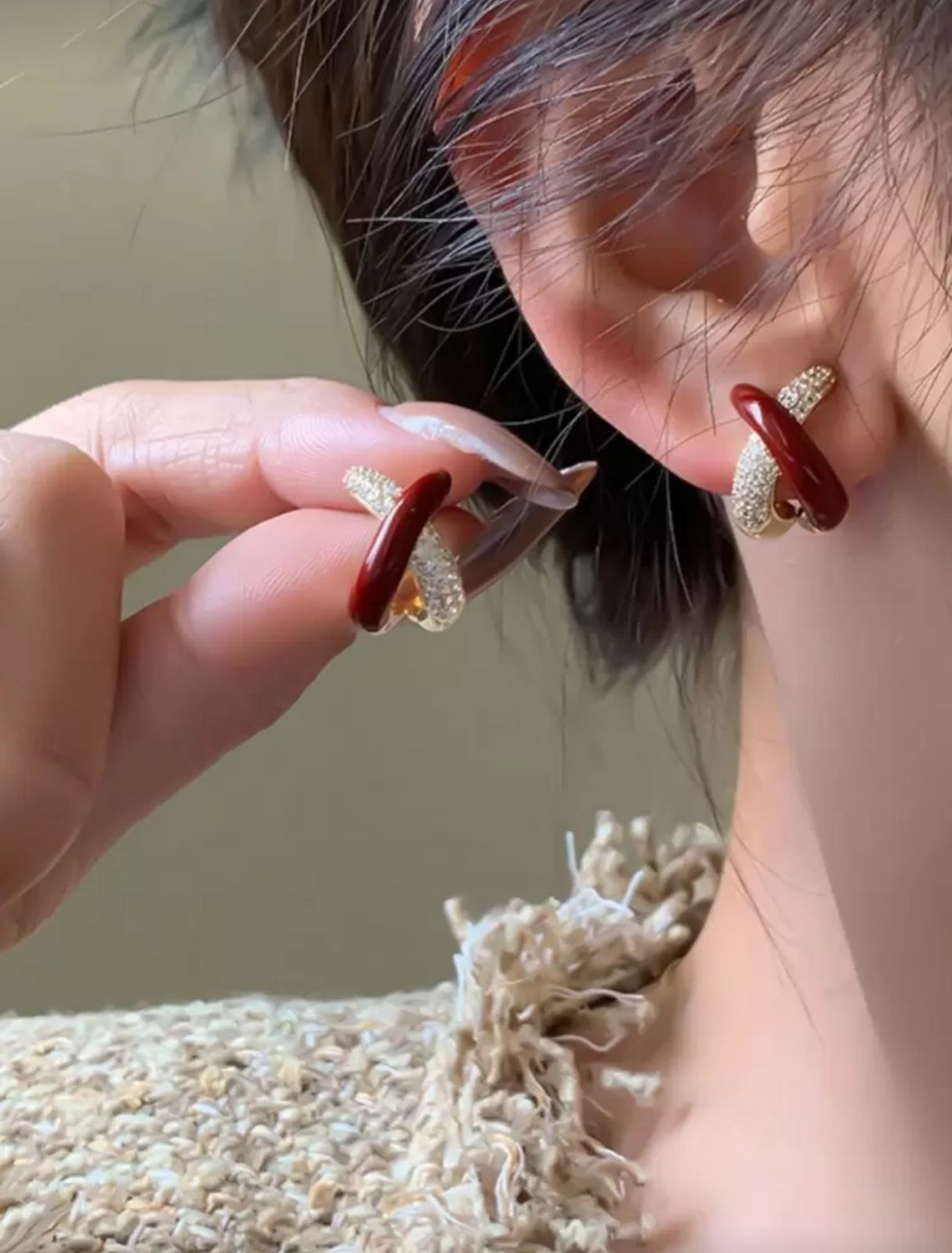 X earrings