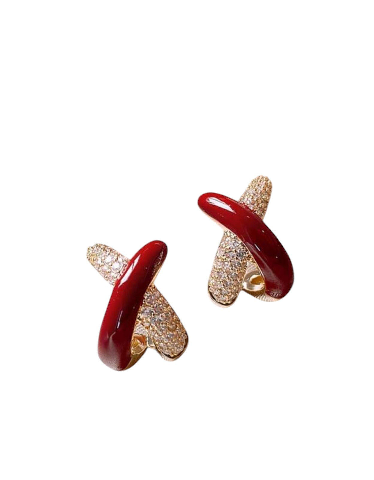 X earrings