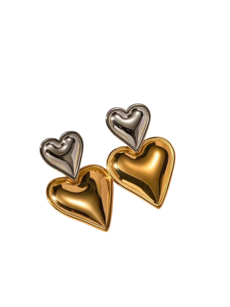 Double the love earrings