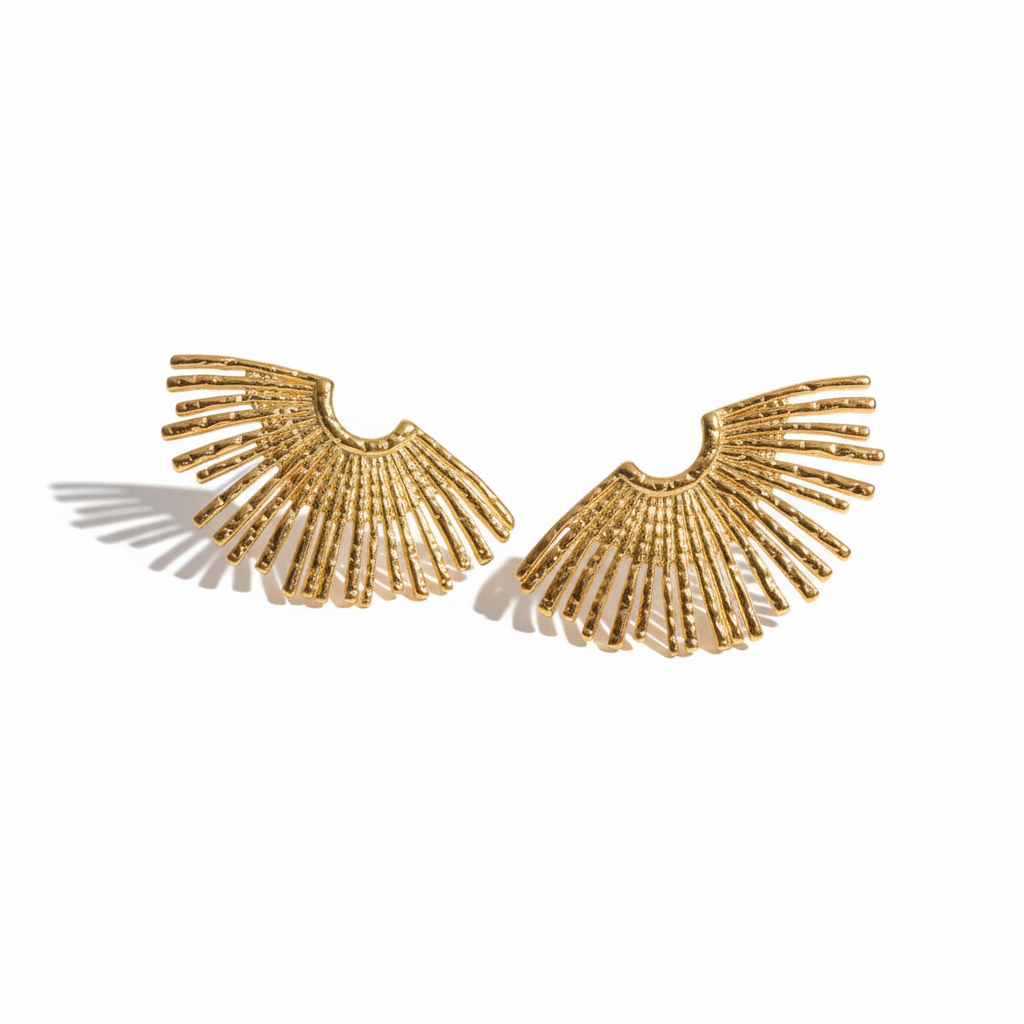 Half sun earrings