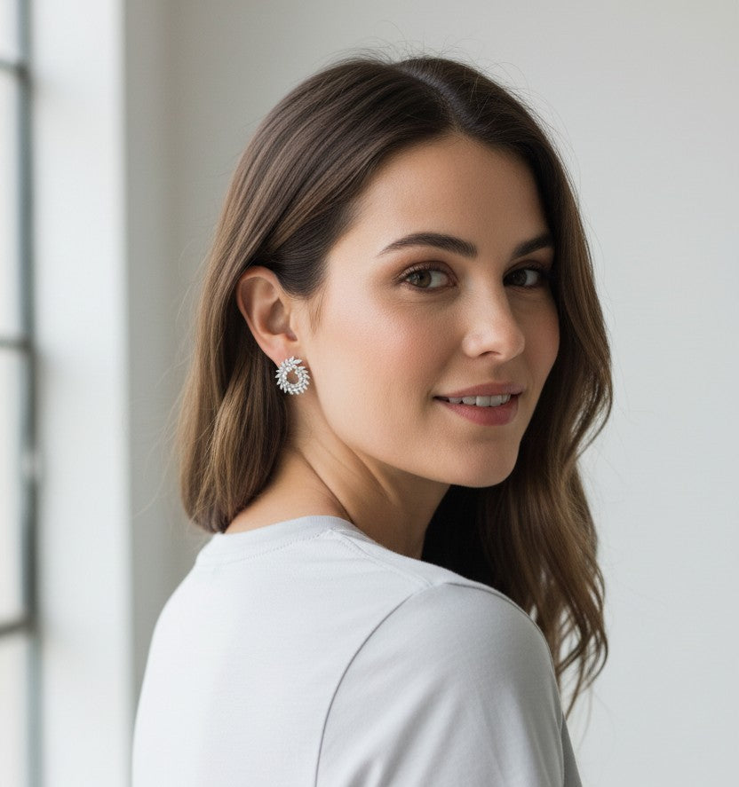 Spiral earrings