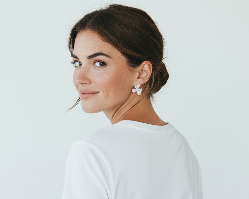 Flower earrings