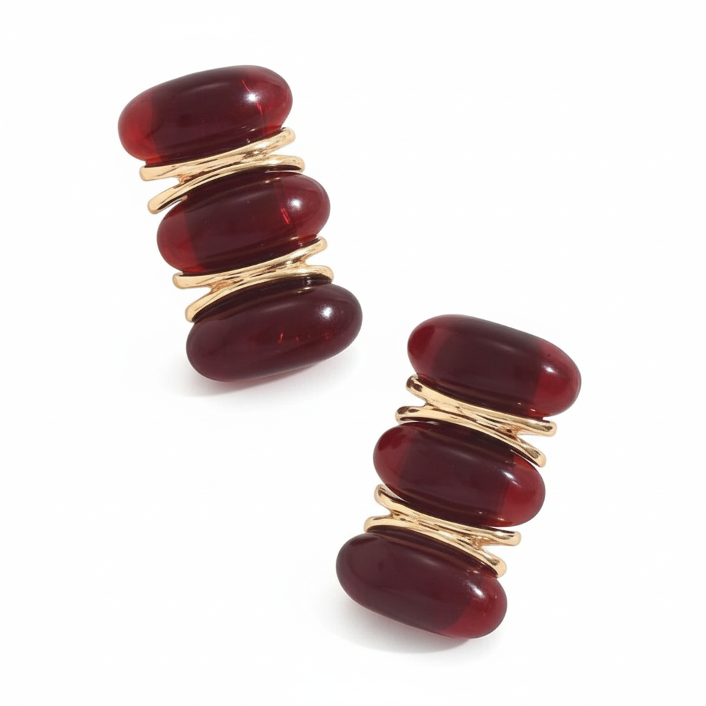 Eccentric earrings