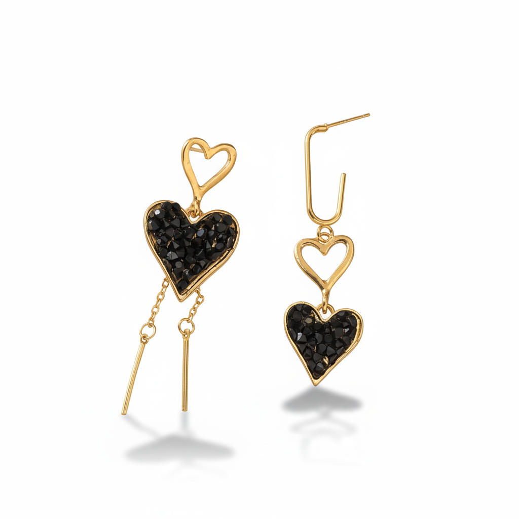 Asymmetrical earrings