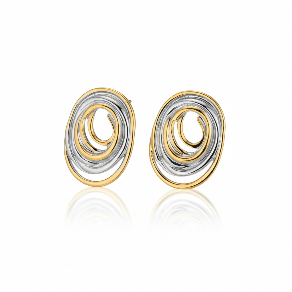 Cloudy earrings