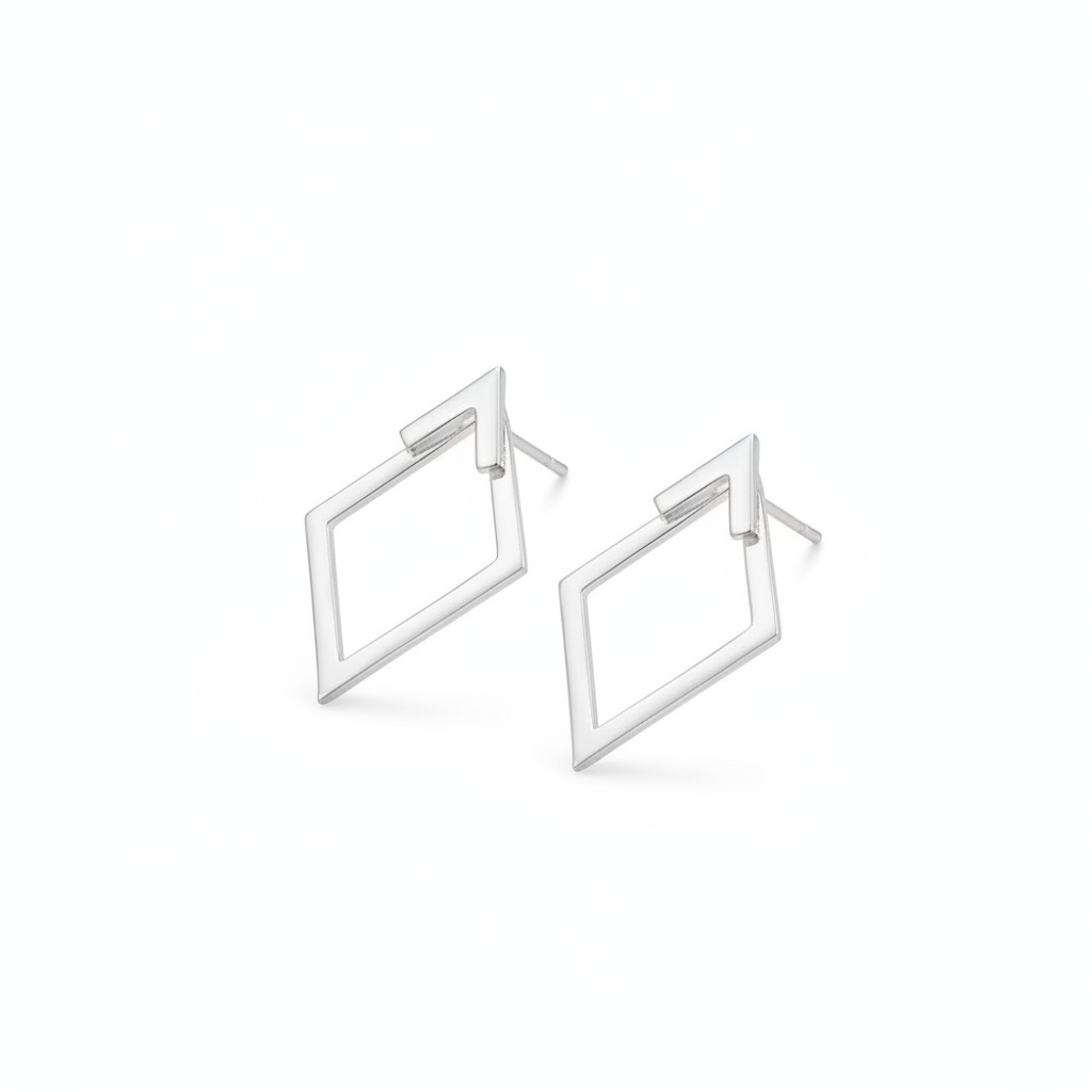 Geometric drop earrings