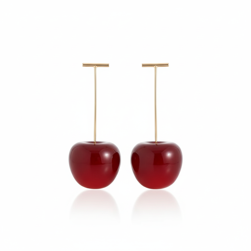 Cherry earrings