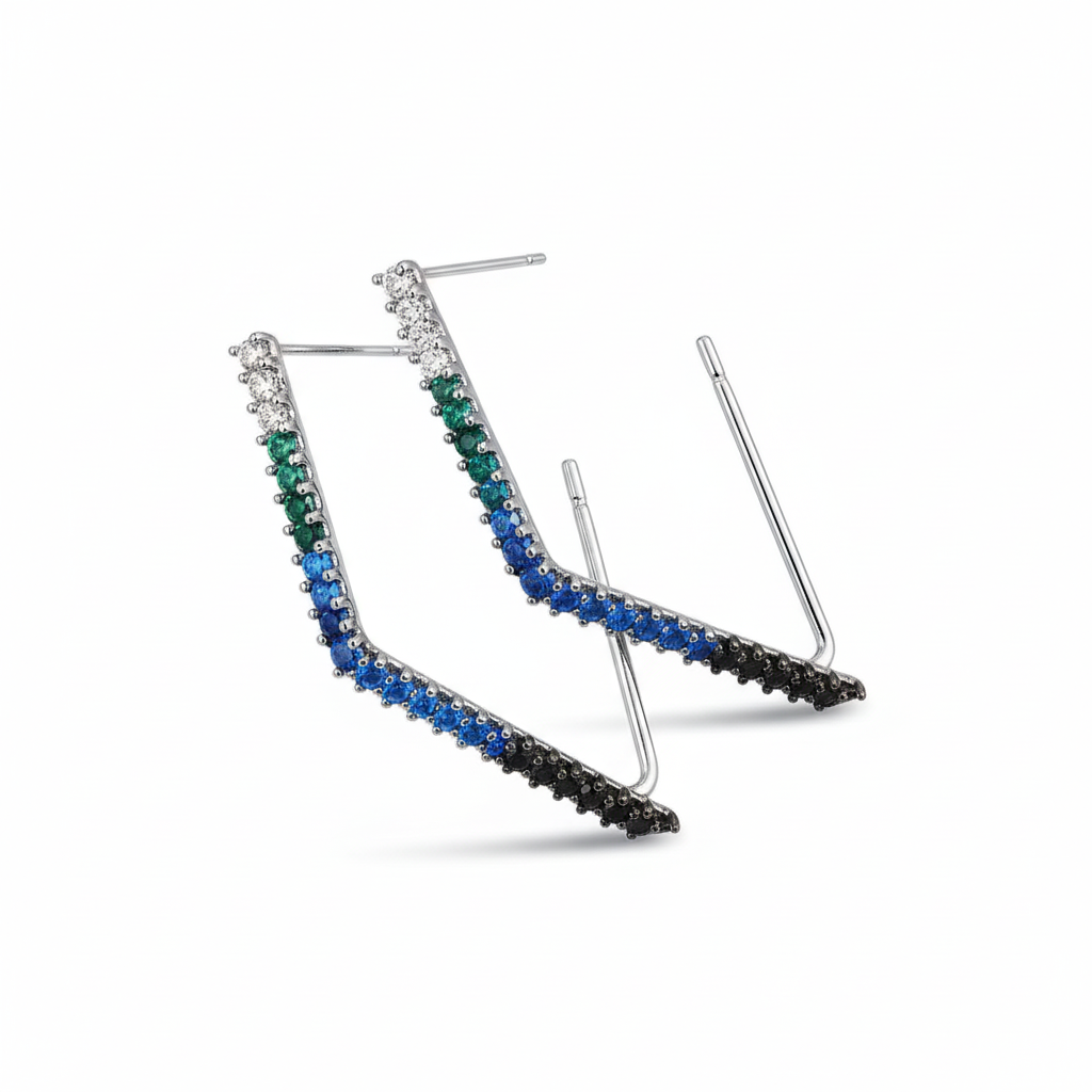 Rainbow earrings