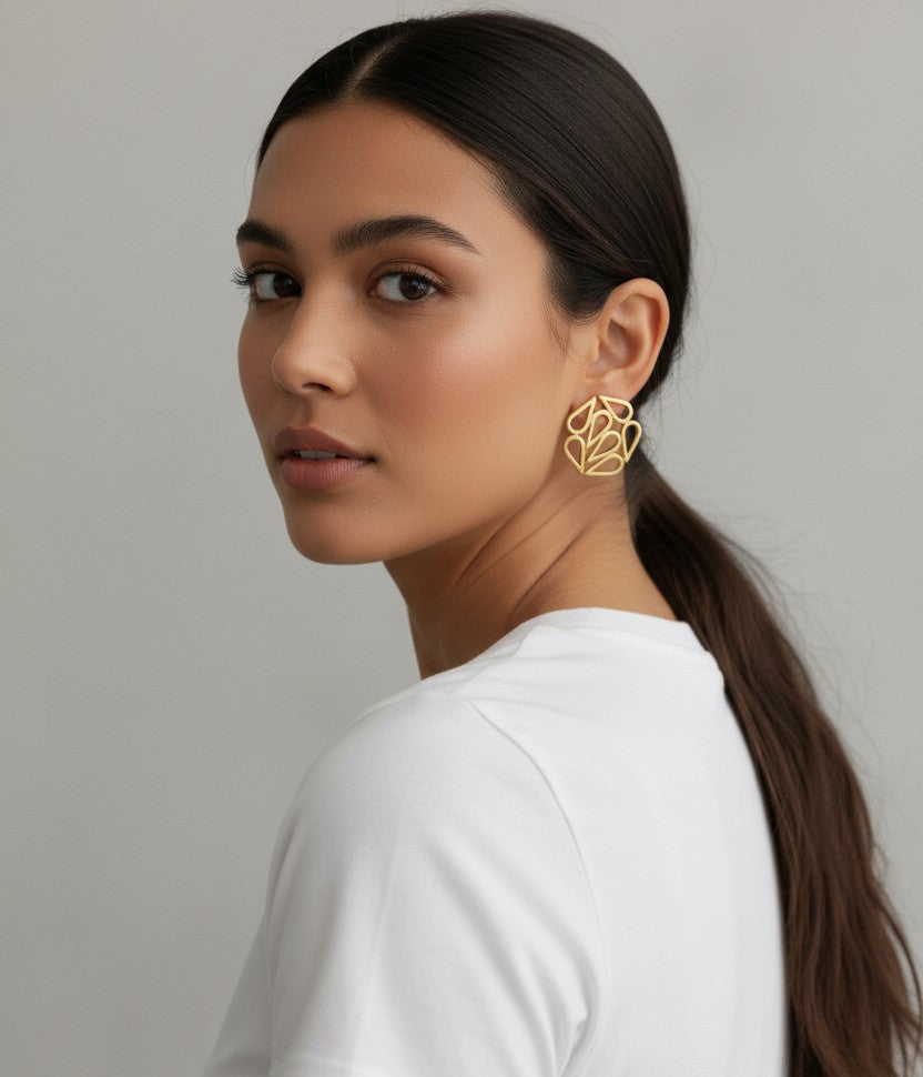 Petal earrings