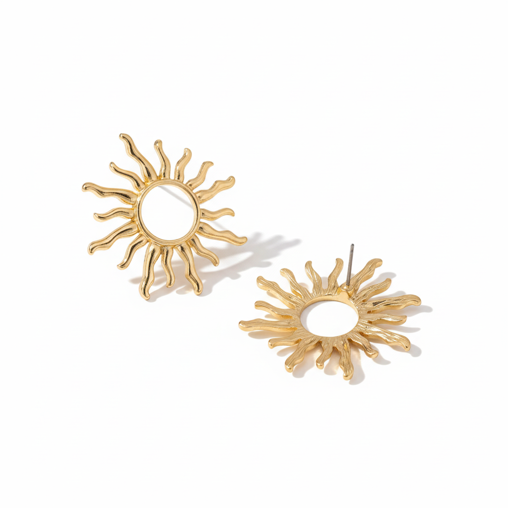 Sunflower earrings