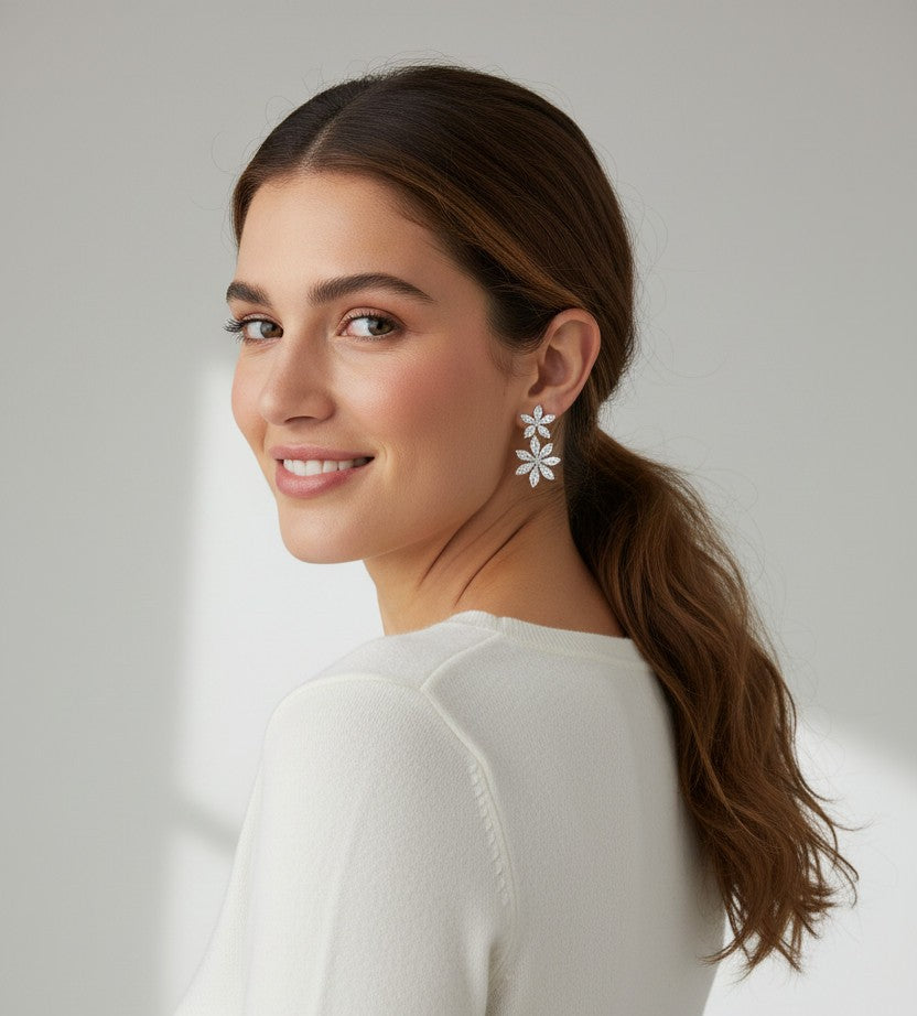 Rosy earrings