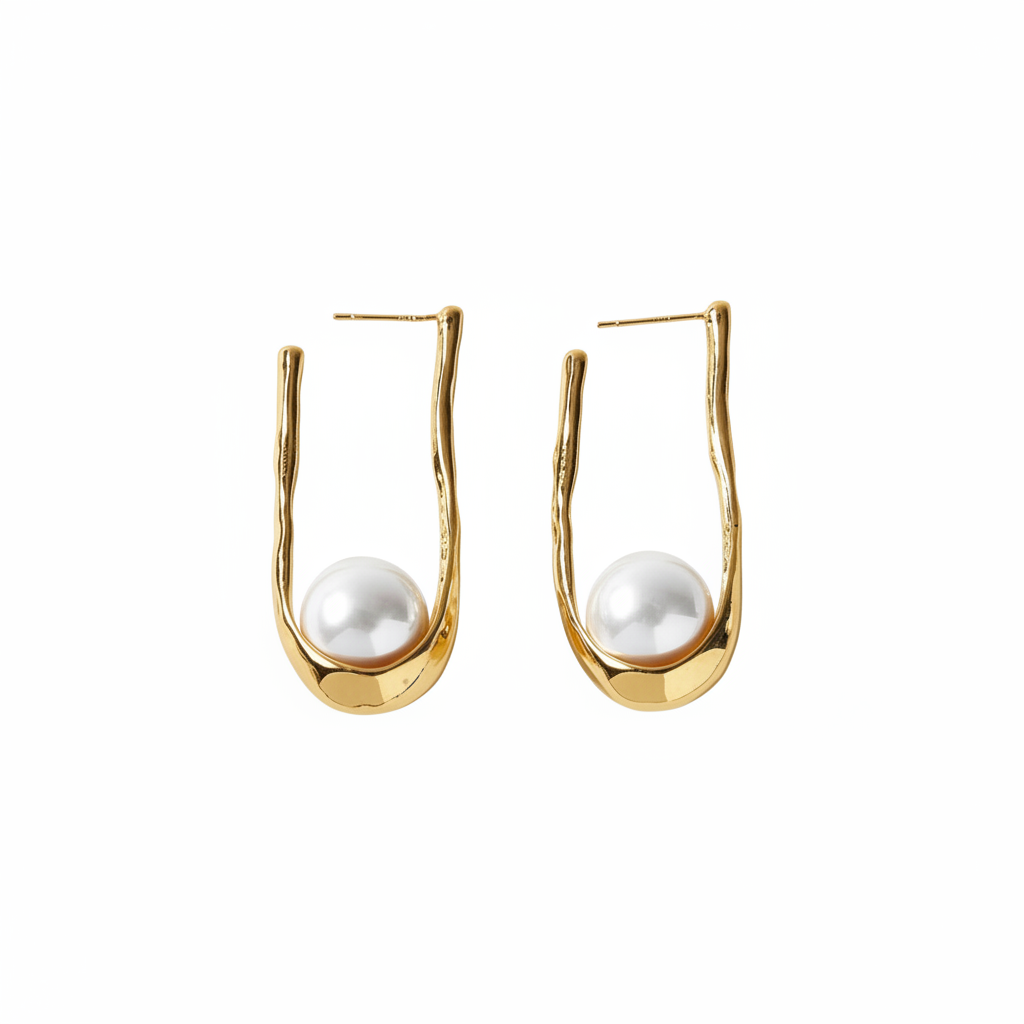 U earrings