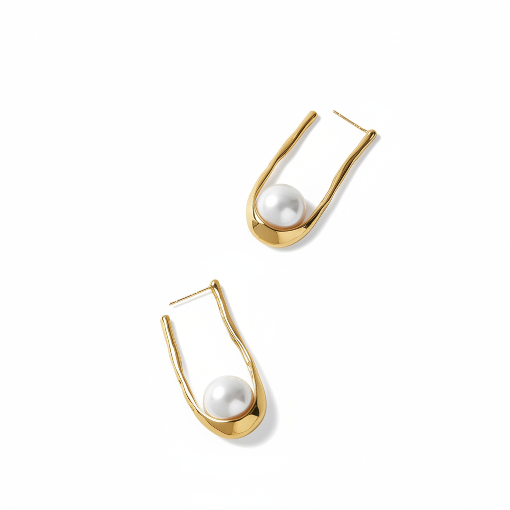 U earrings