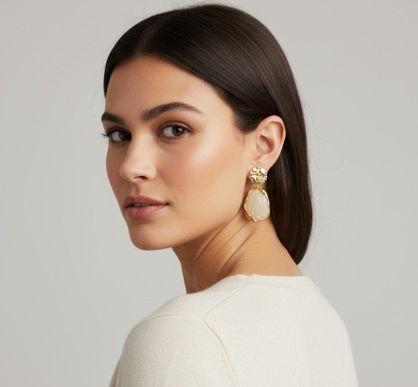 "La pierre" earrings