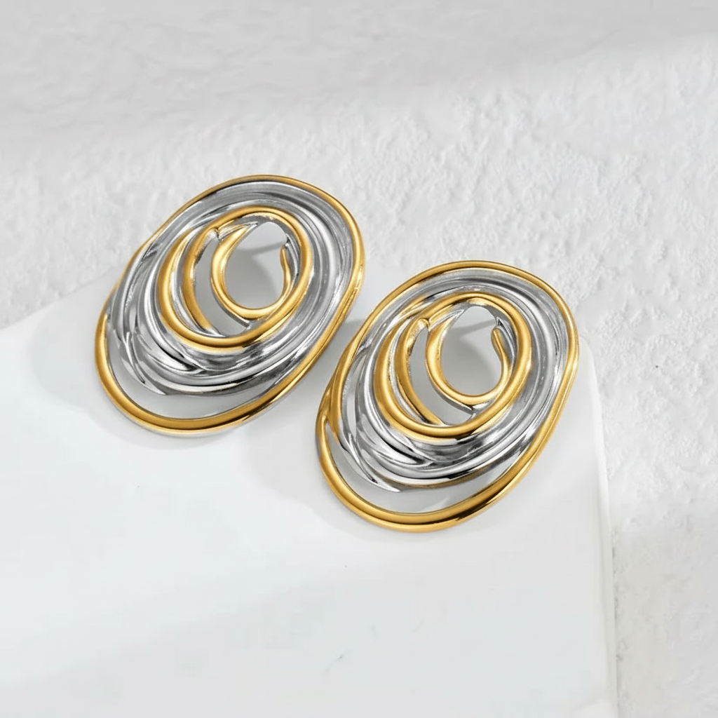 Cloudy earrings