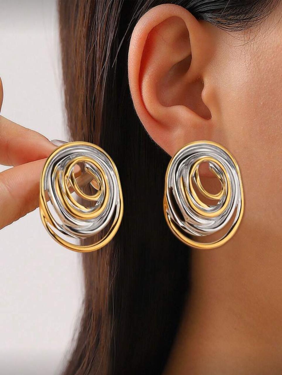 Cloudy earrings