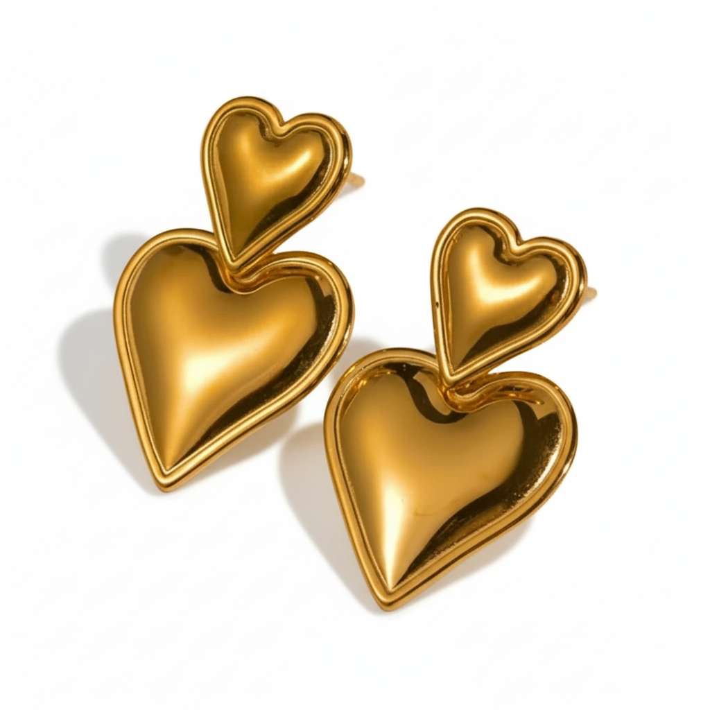 Como earrings