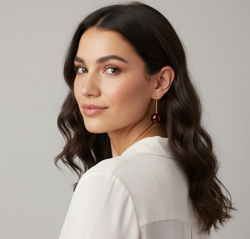 Cherry earrings