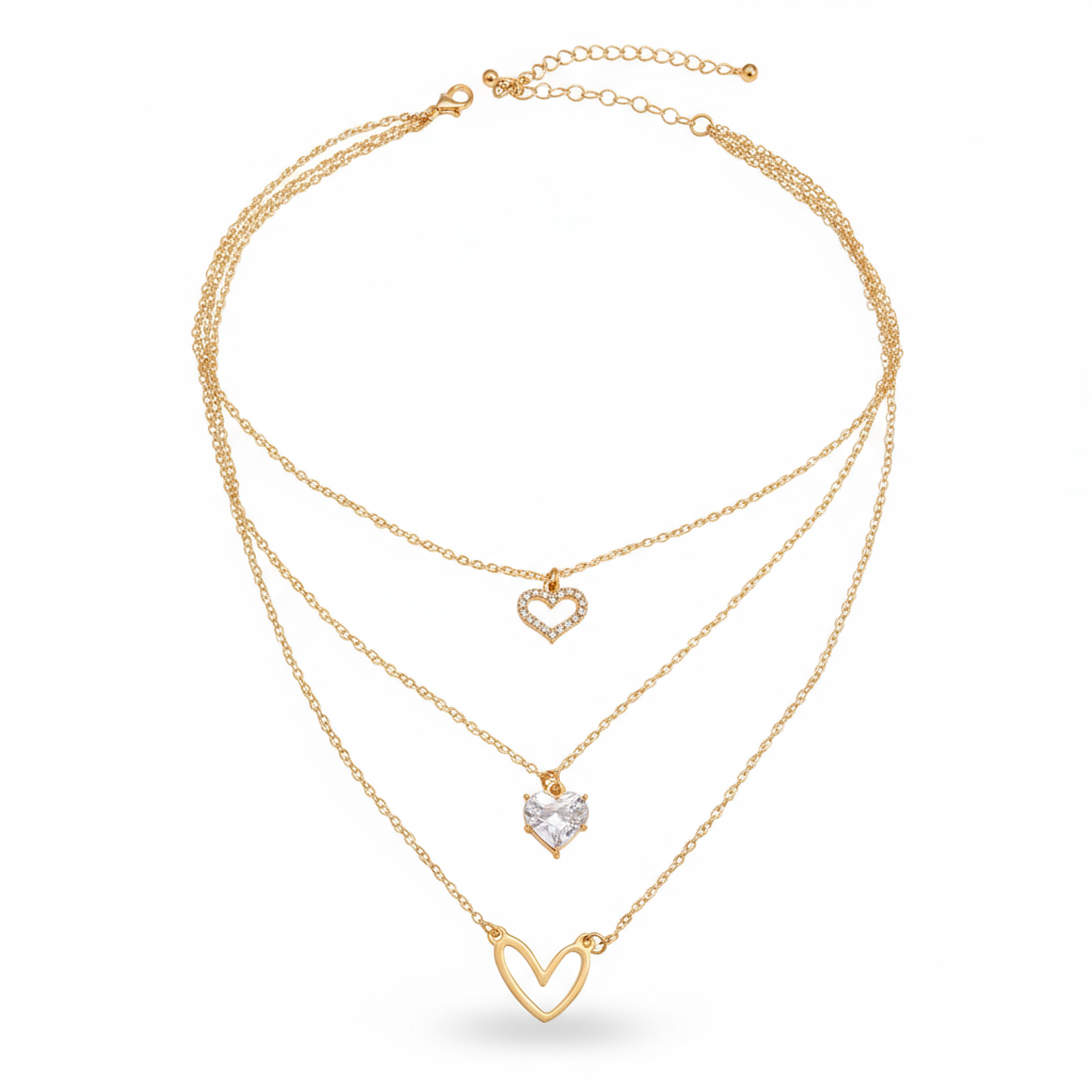 Hearts necklaces
