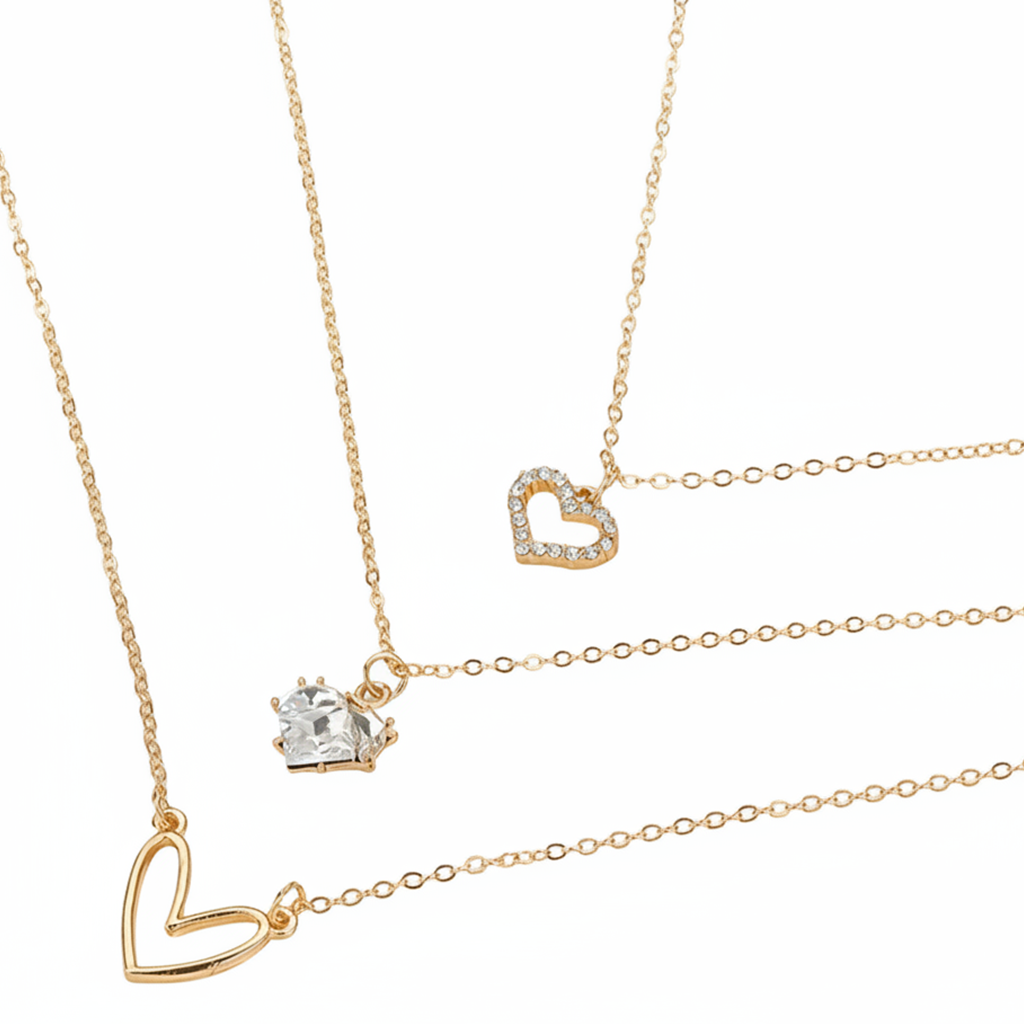 Hearts necklaces
