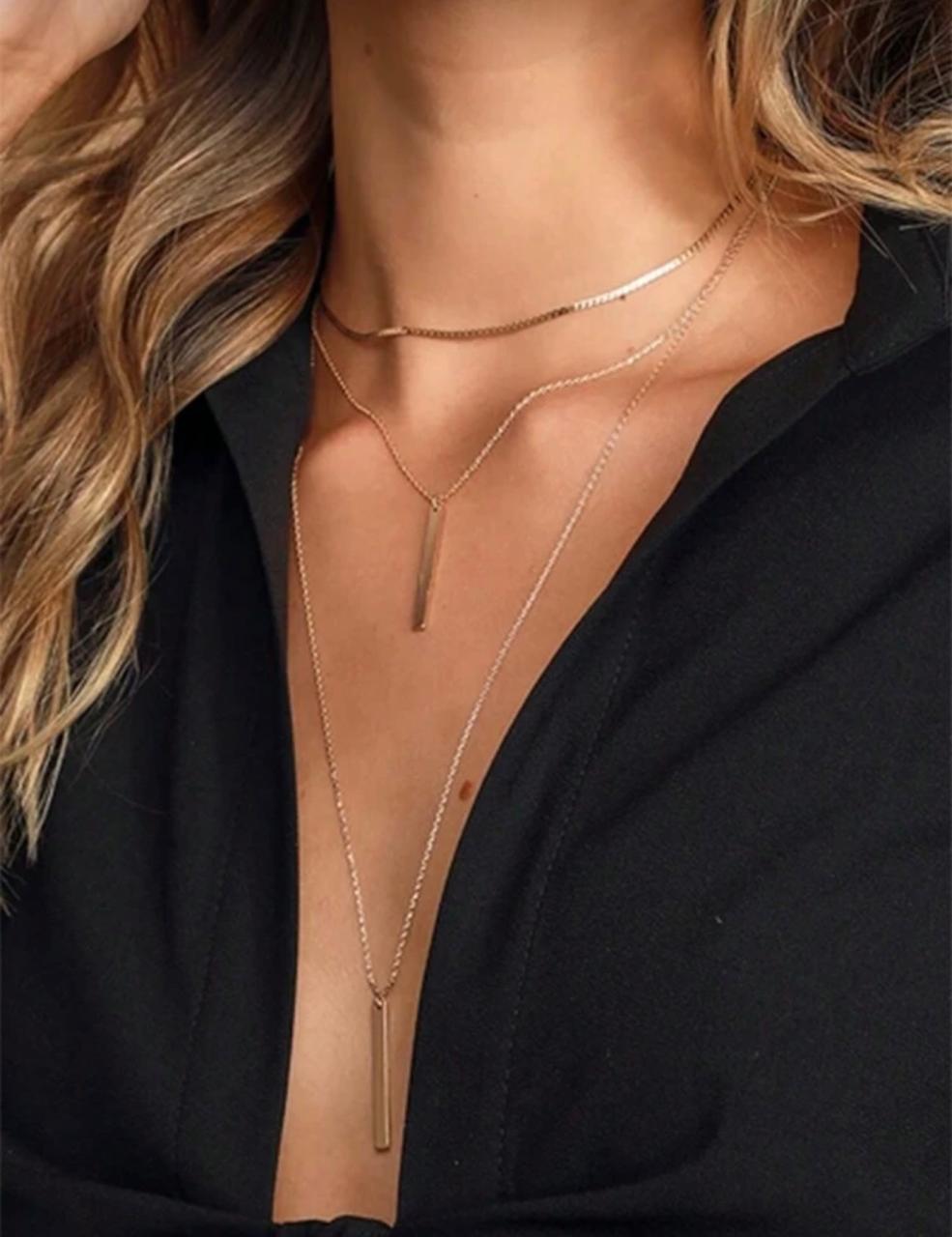 Layered necklace
